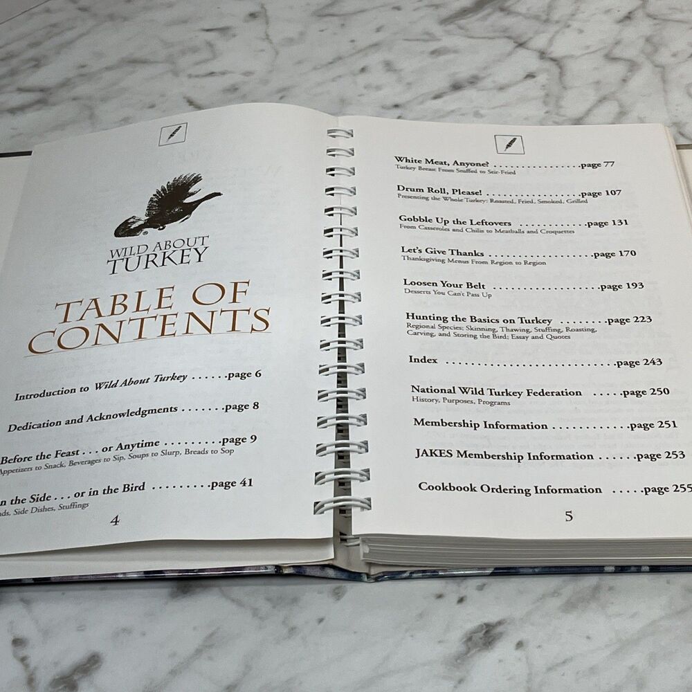 Wild about Turkey Cookbook by National Wild Turkey Federation 1996 Hardcover - Picture 5 of 12